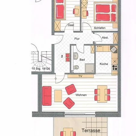 아파트 Achterhof - Whg 2 Bachstelze *